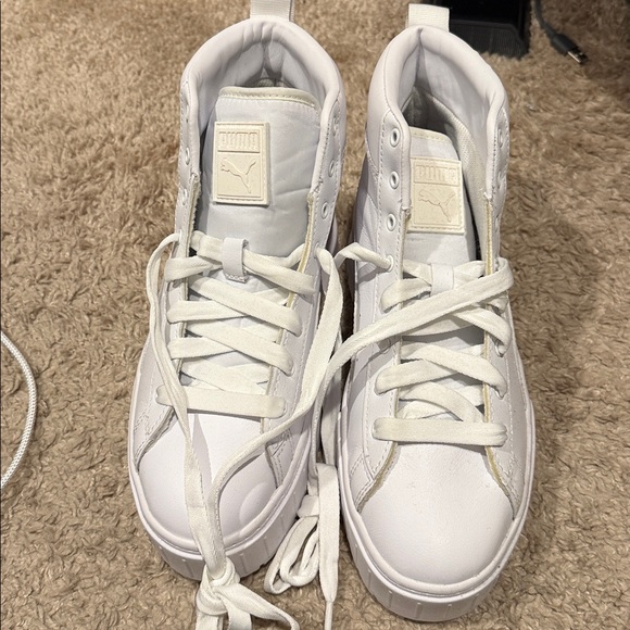 Puma Wmns Mayze Mid 'Triple White - Picture 3 of 6